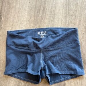NOBULL women’s micro shorts Blue Size M